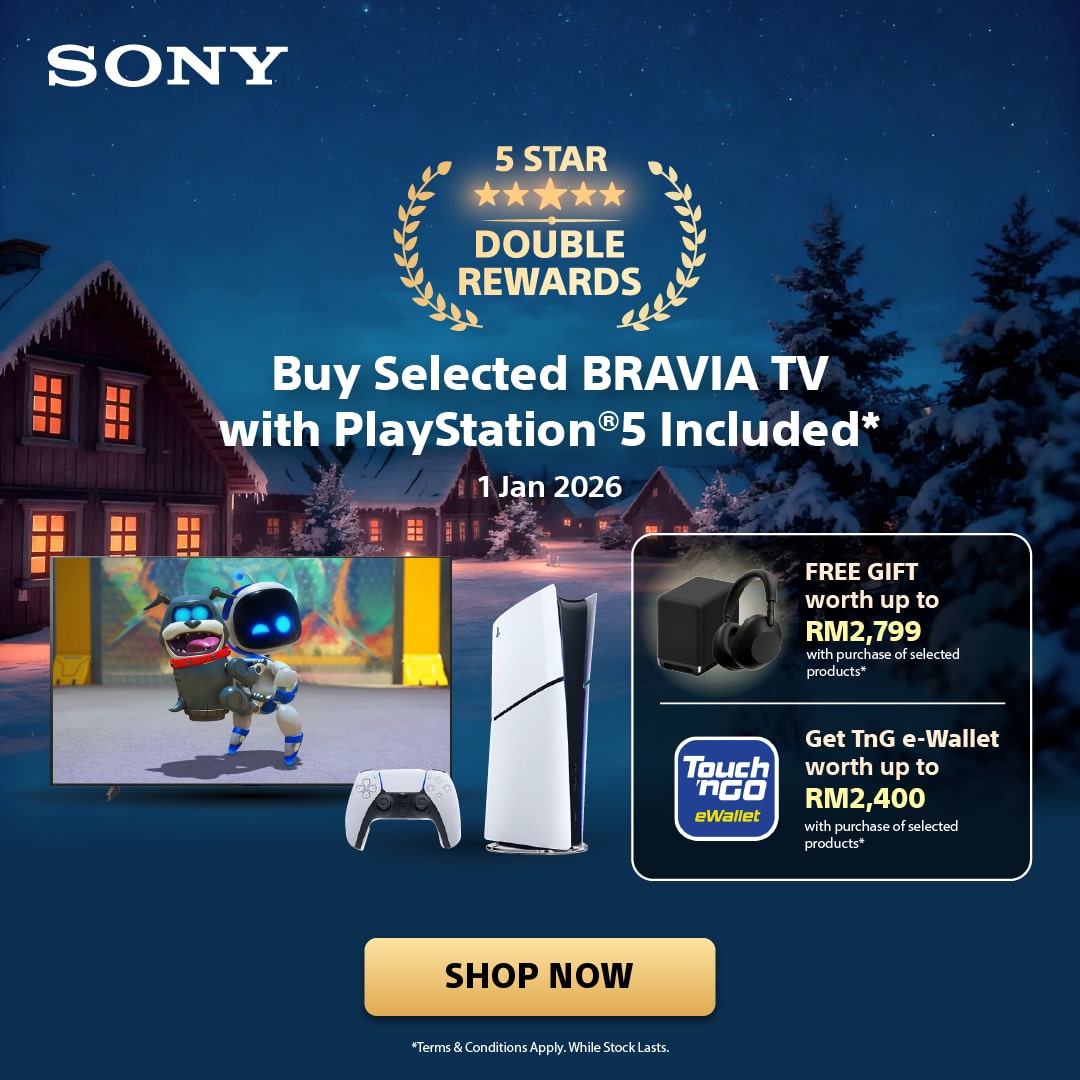 Blackout Sony TV 5-Star Double Rewards