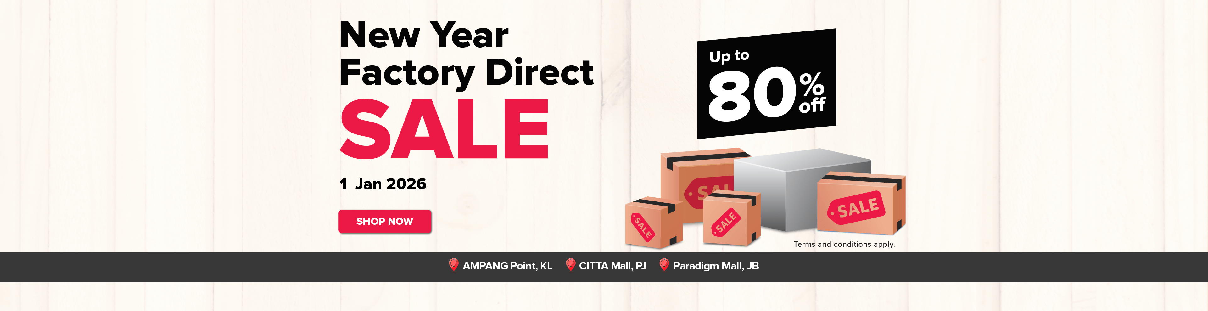 Blackout New Year Factory Direct Sale