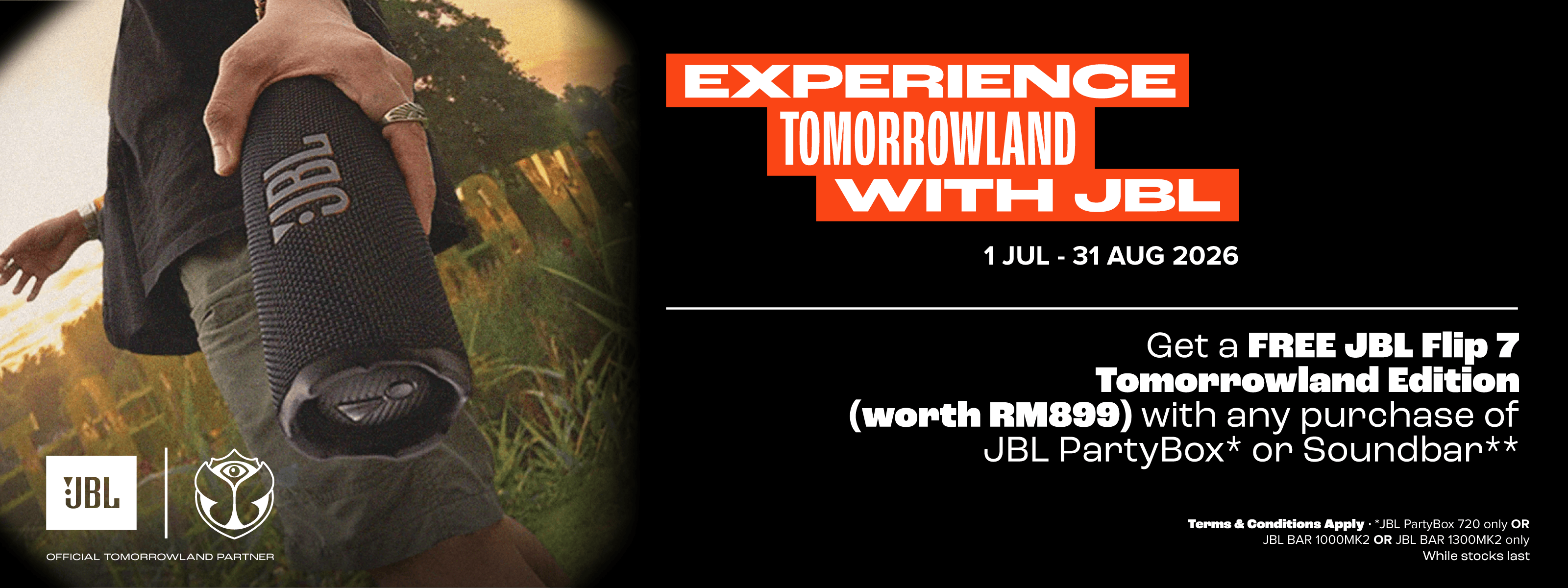 Experience TomorrowLand with JBL!