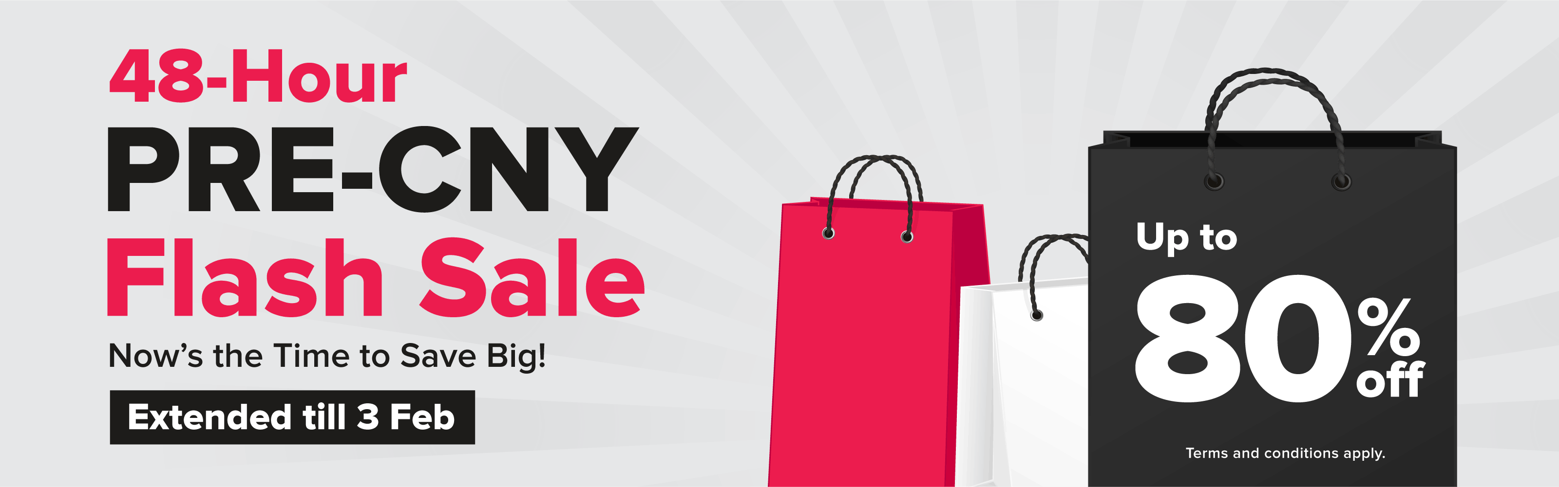 48-Hour Pre-CNY Flash Sale Extended