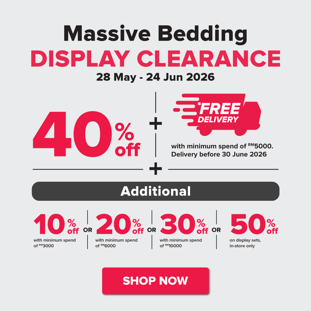 Massive Bedding Display Clearance