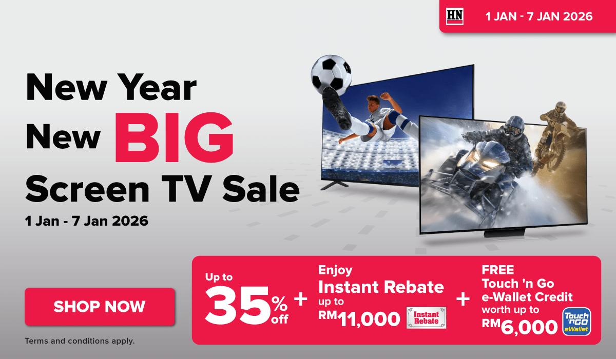 New Year New BIG Screen TV Sale - CatalogueBanner