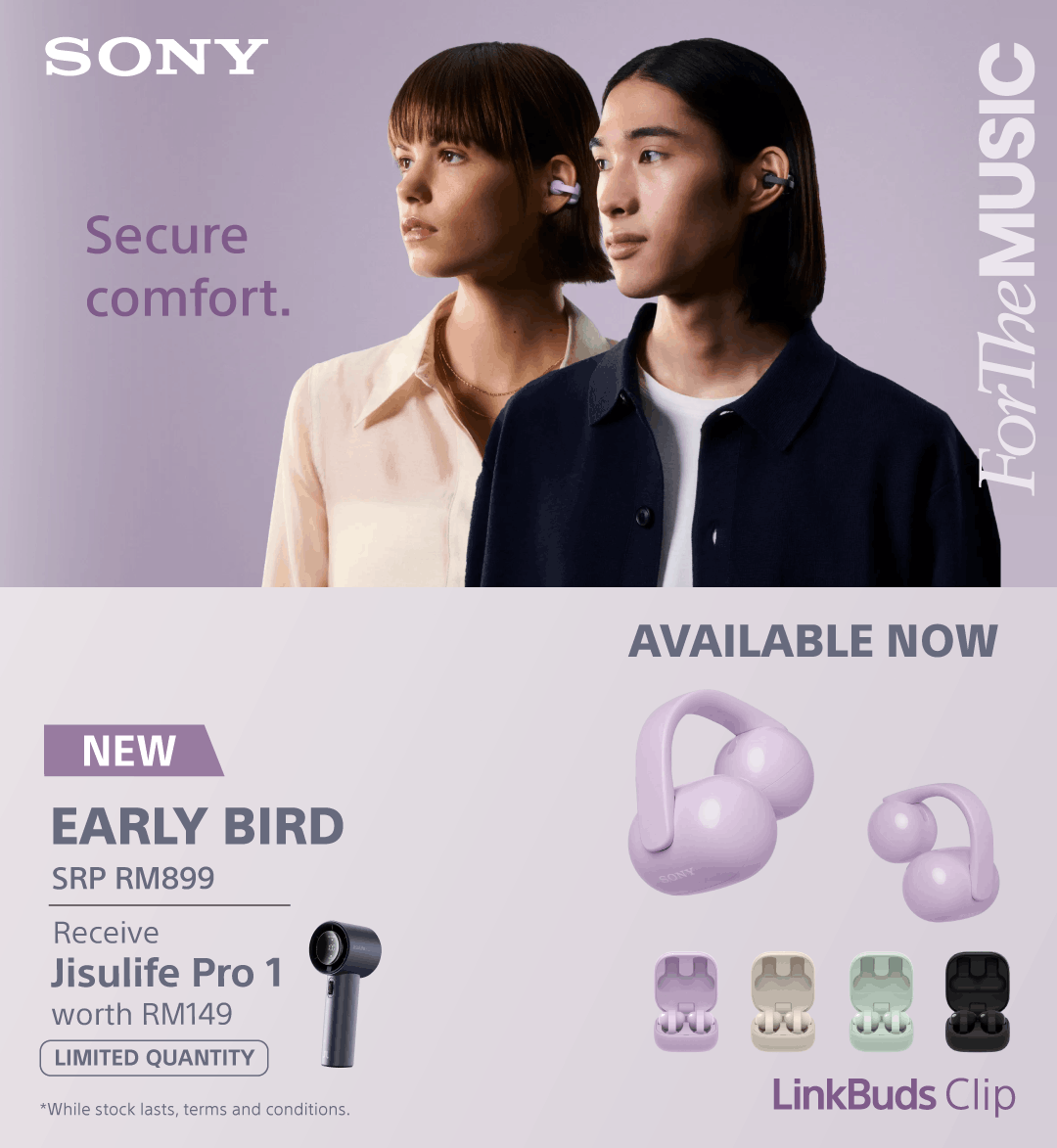 Sony LinkBuds Clip WF-LC900 Launch