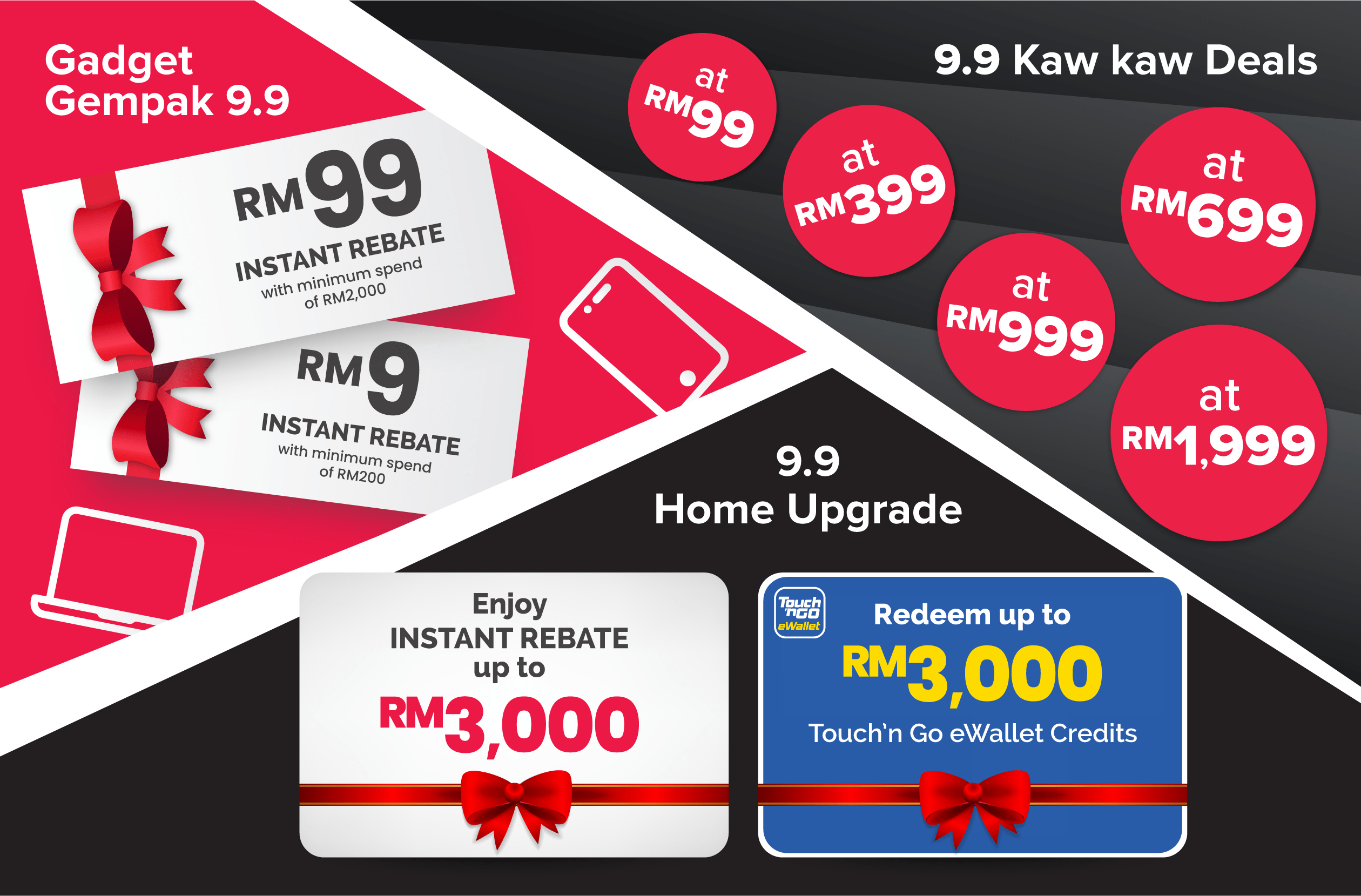 Harvey Norman 9.9 Kaw Kaw Sale up to 70% off!