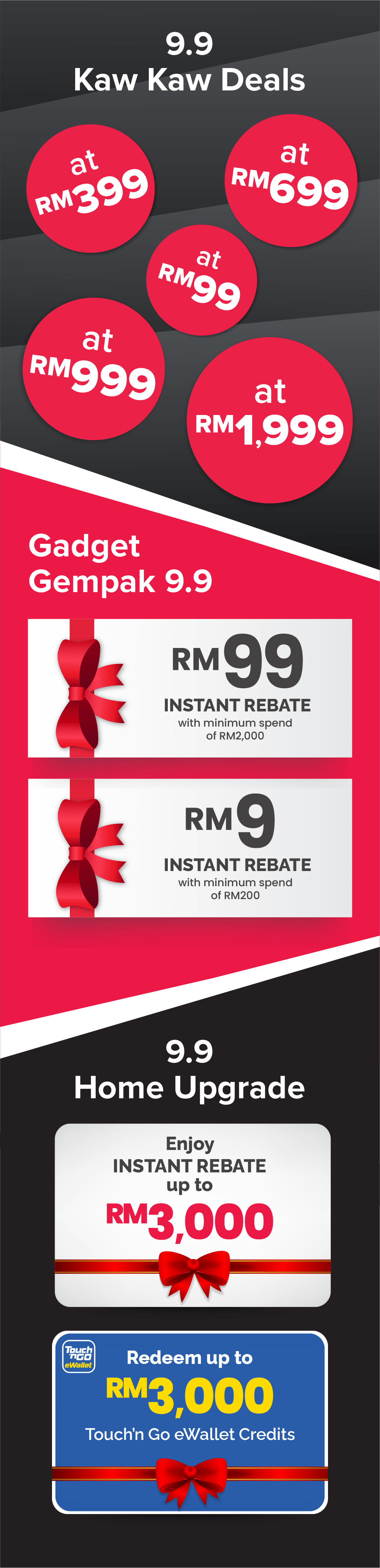 Harvey Norman 9.9 Kaw Kaw Sale up to 70% off!