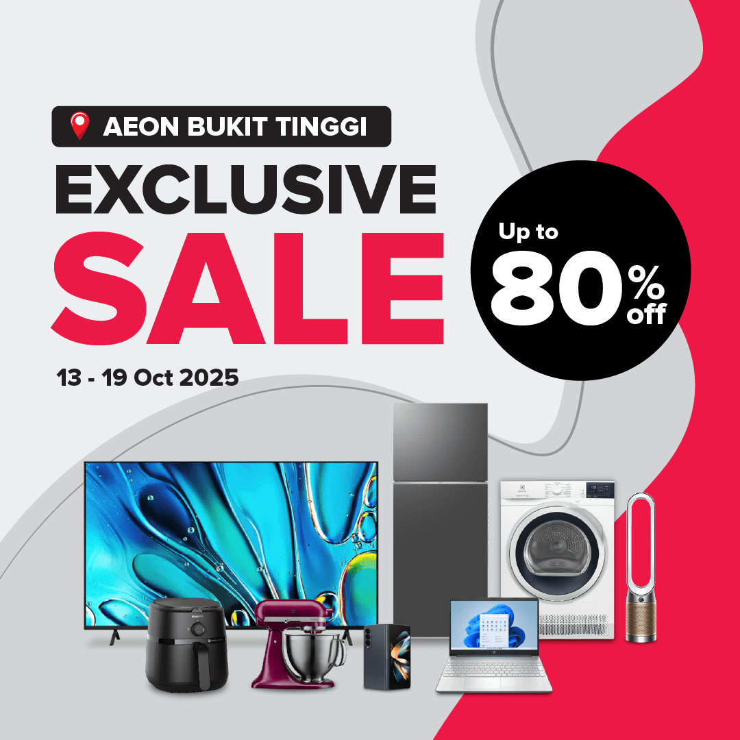 Harvey Norman Aeon Bukit Tinggi Exclusive Sale