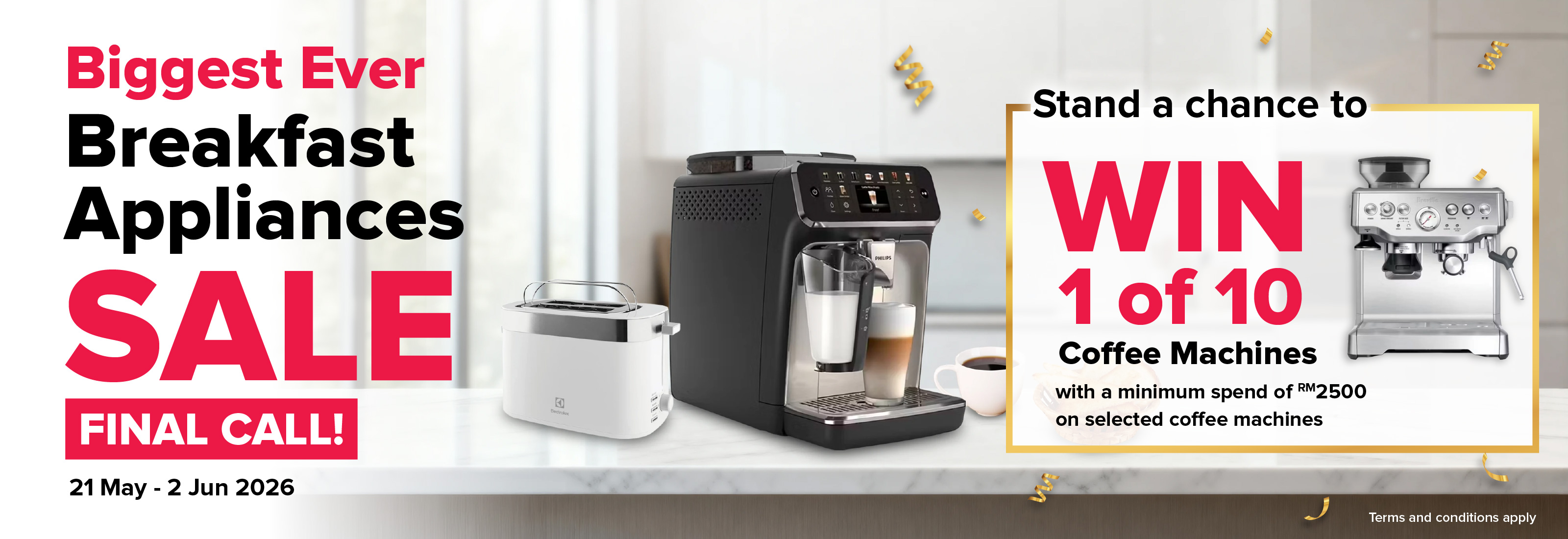 Harvey Norman Biggest Ever Breakfast Appliances Sale