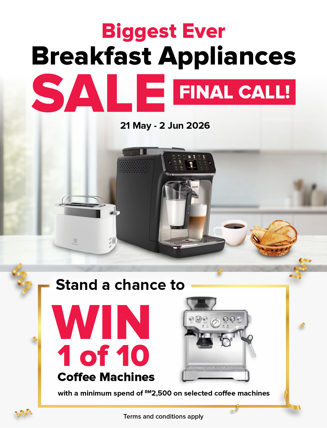 Harvey Norman Biggest Ever Breakfast Appliances Sale