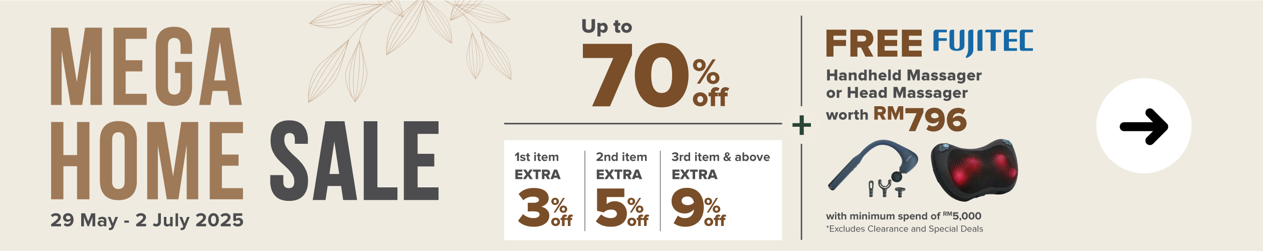 Mega Home Sale Biggest Ever Mid Year Clearance