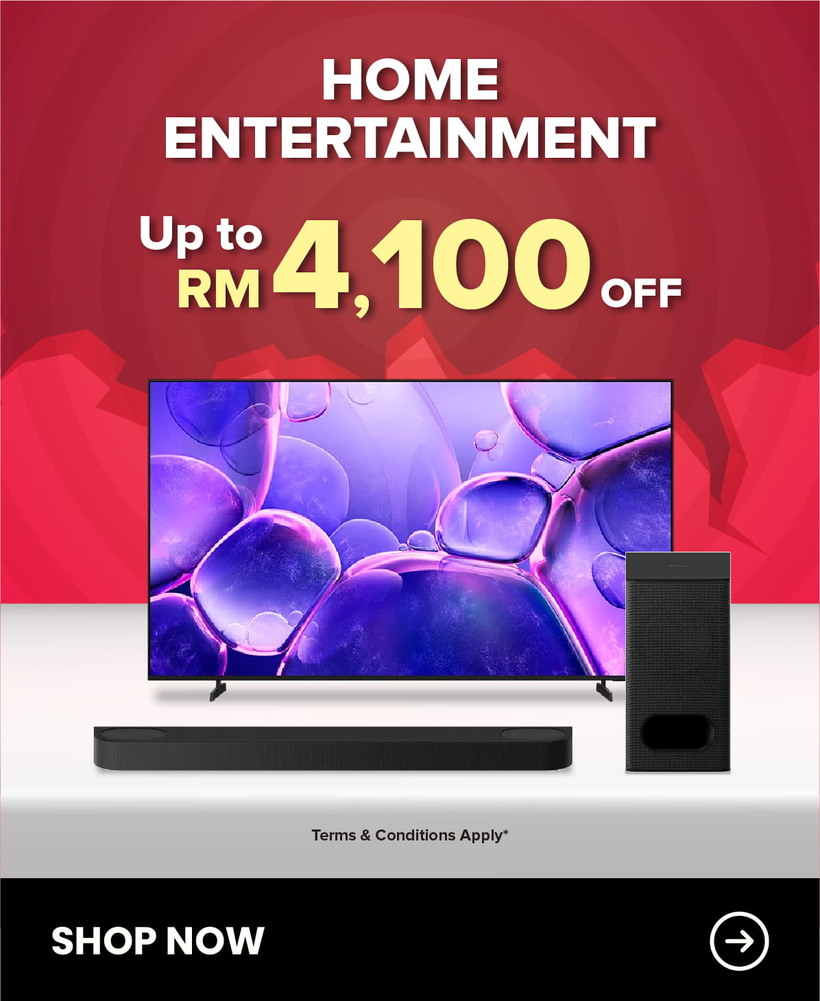 Harvey Norman Home Entertainment Biggest Ever RM100 Million Stock Clearance