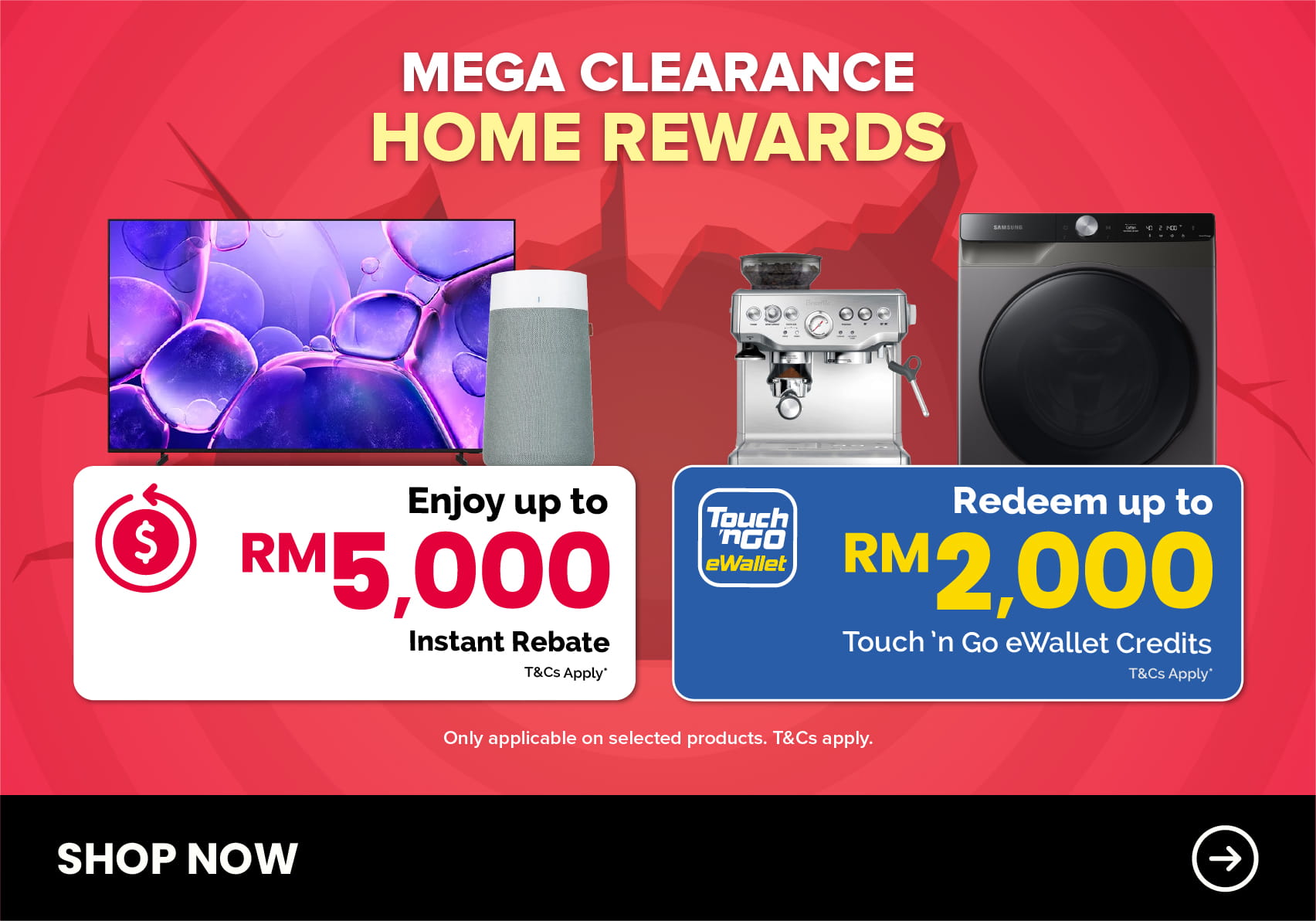 Harvey Norman Mega Clearance Home Rewards Biggest Ever RM100 Million Stock Clearance