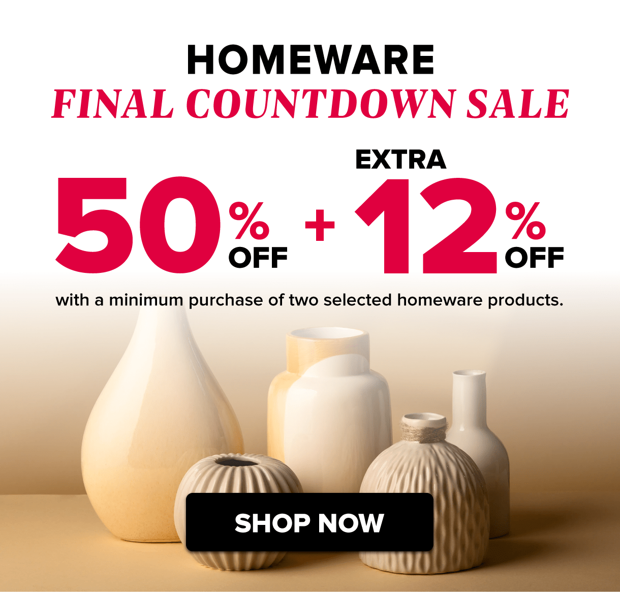 Harvey Norman Homeware Biggest Ever Year End Clearance
