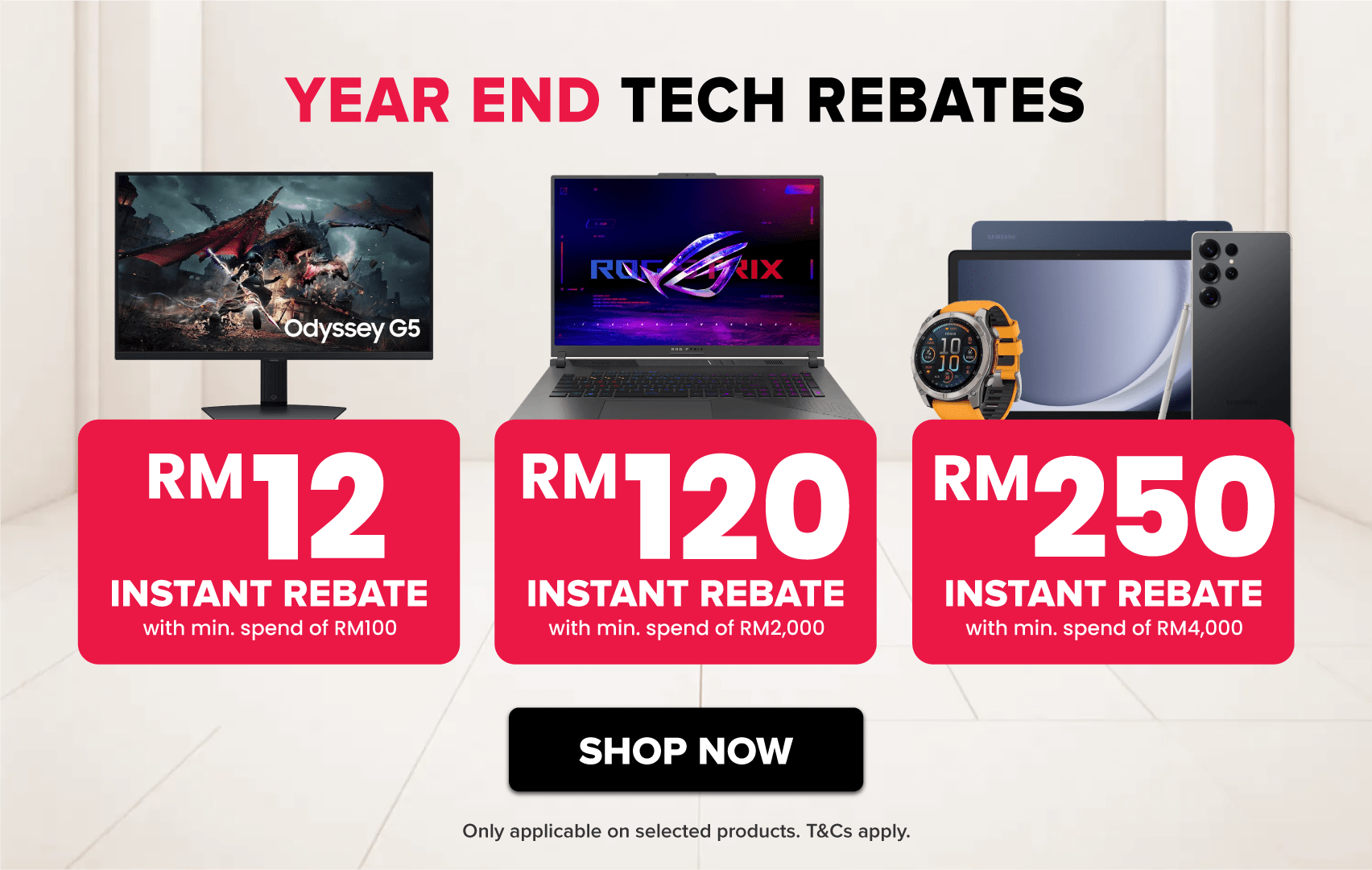 Harvey Norman Christmas Tech Rebate Biggest Ever Year End Clearance