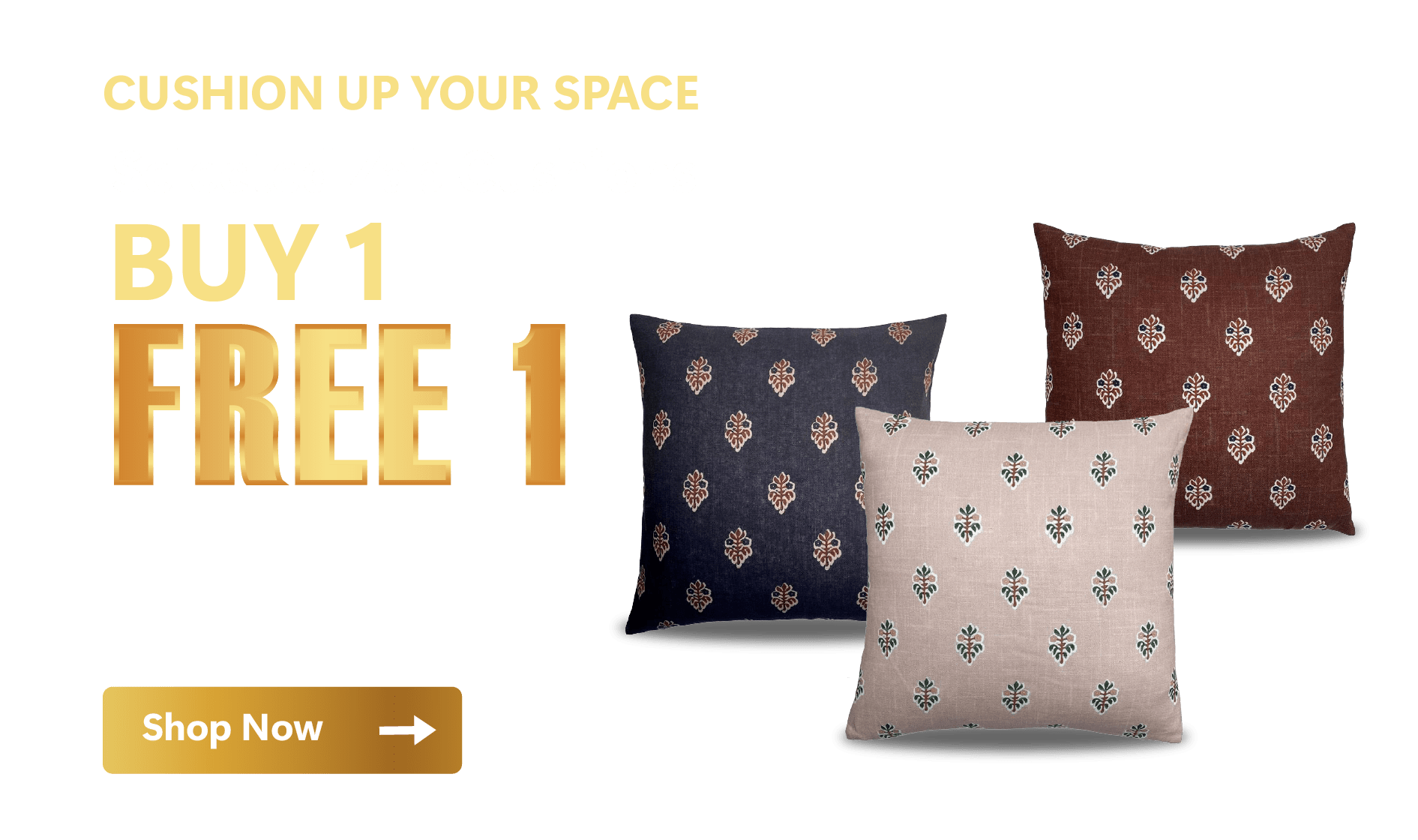 Selected Zab Cushions Buy 1 Free 1*