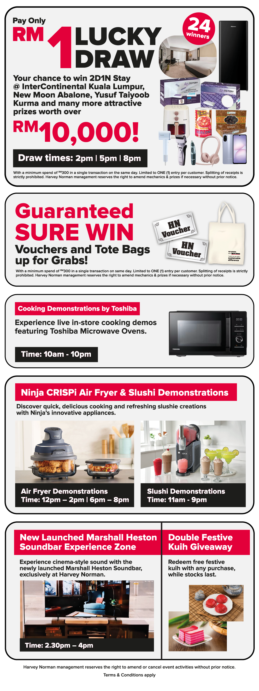 Harvey Norman Double Festive Weekend Sale Mid Valley Mall