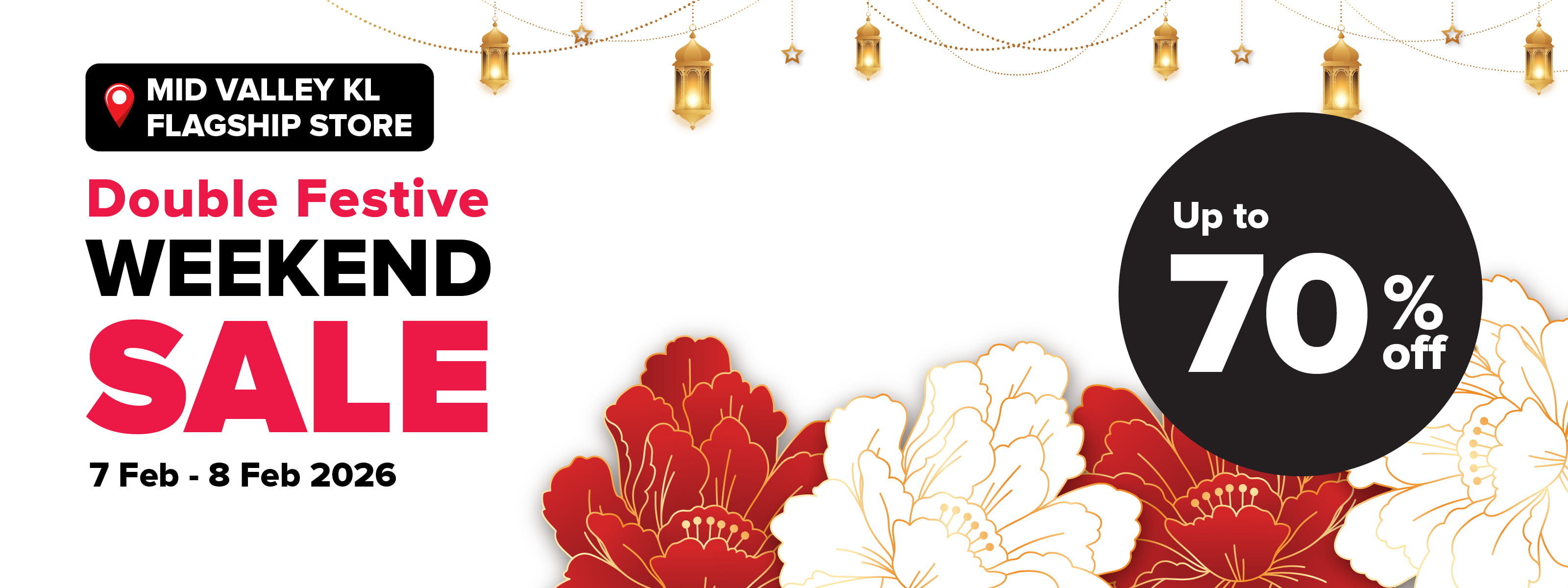 Harvey Norman Double Festive Weekend Sale Mid Valley Mall