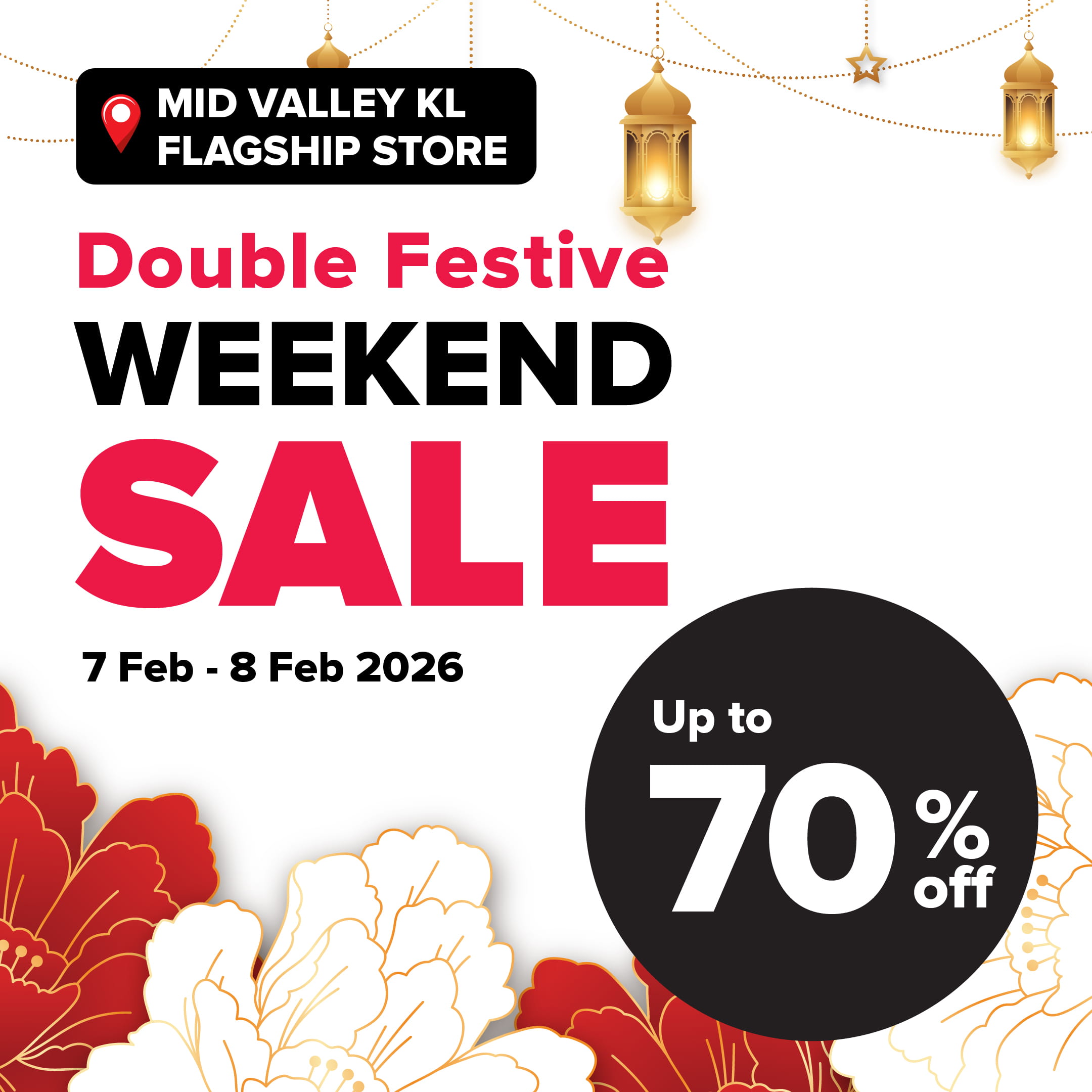Harvey Norman Double Festive Weekend Sale Mid Valley Mall