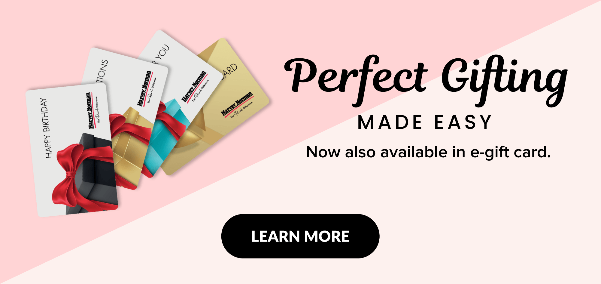 Harvey Norman Gift Card Everything is Negotiable