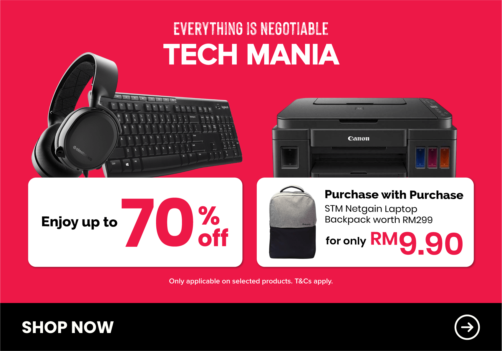 Harvey Norman Tech Mania Everything is Negotiable