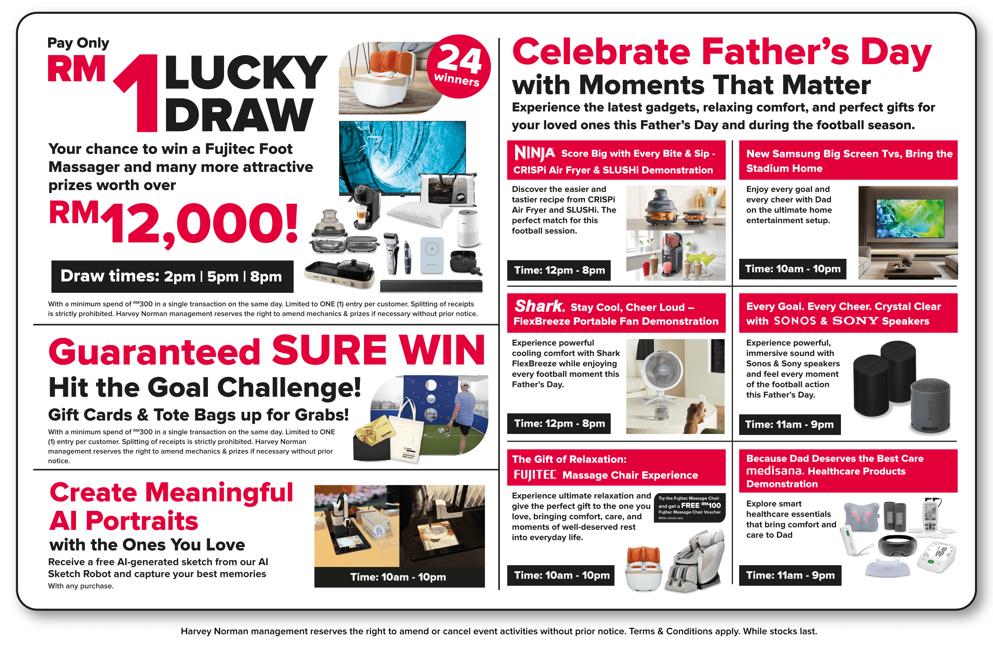 Harvey Norman Father Day Weekend Sale Mid Valley Mall