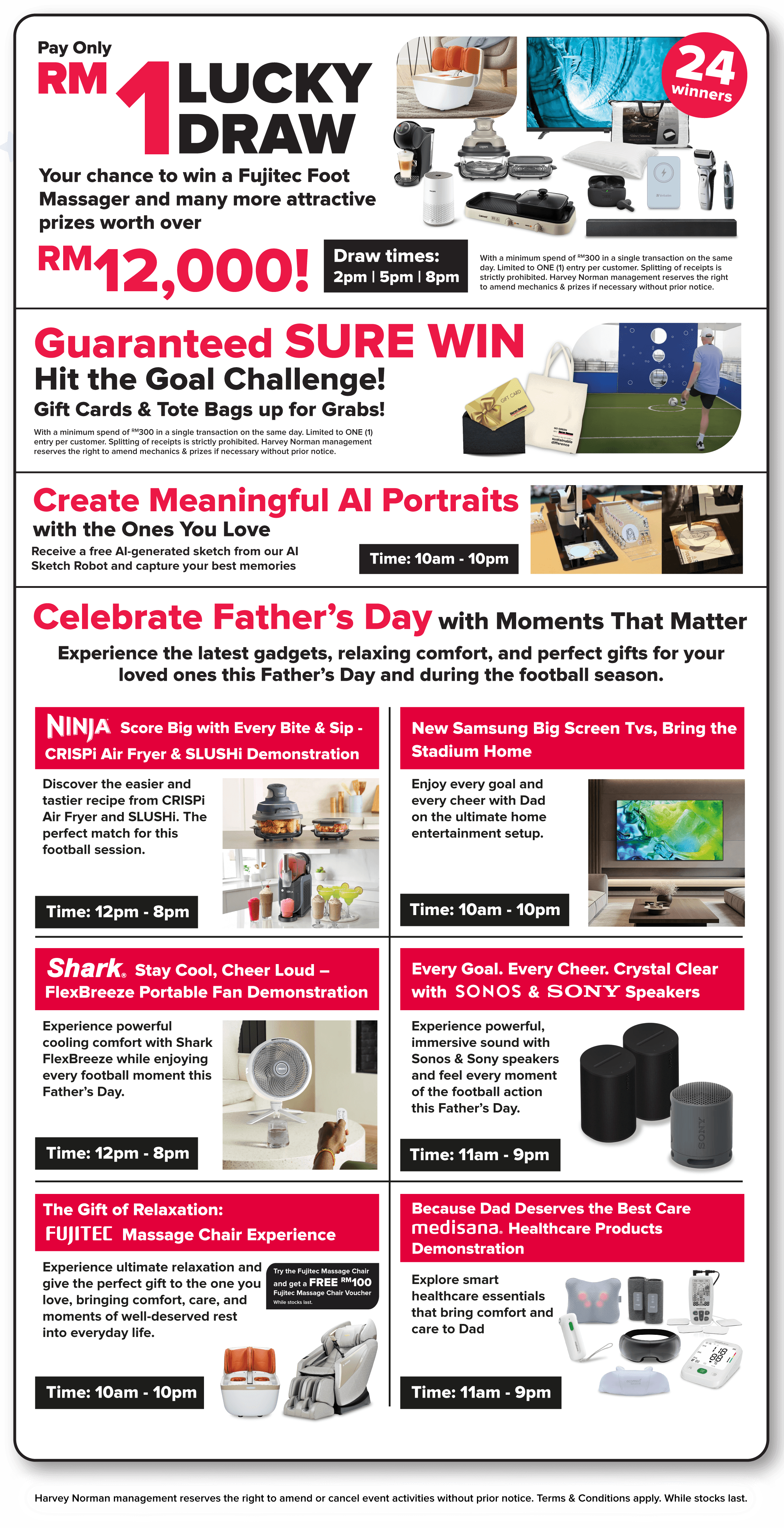 Harvey Norman Father Day Weekend Sale Mid Valley Mall