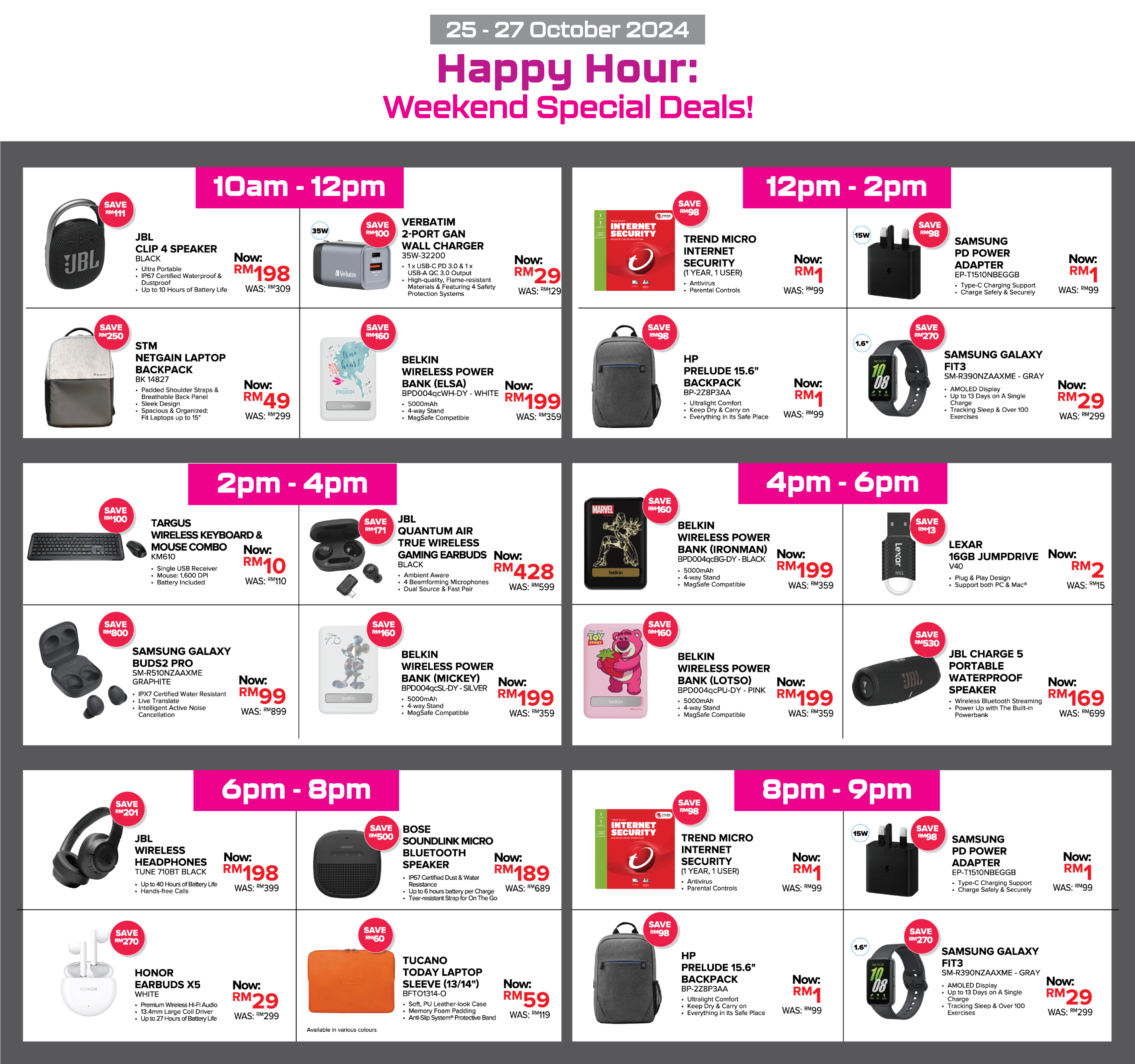 Happy Hour Weekend Special Deals
