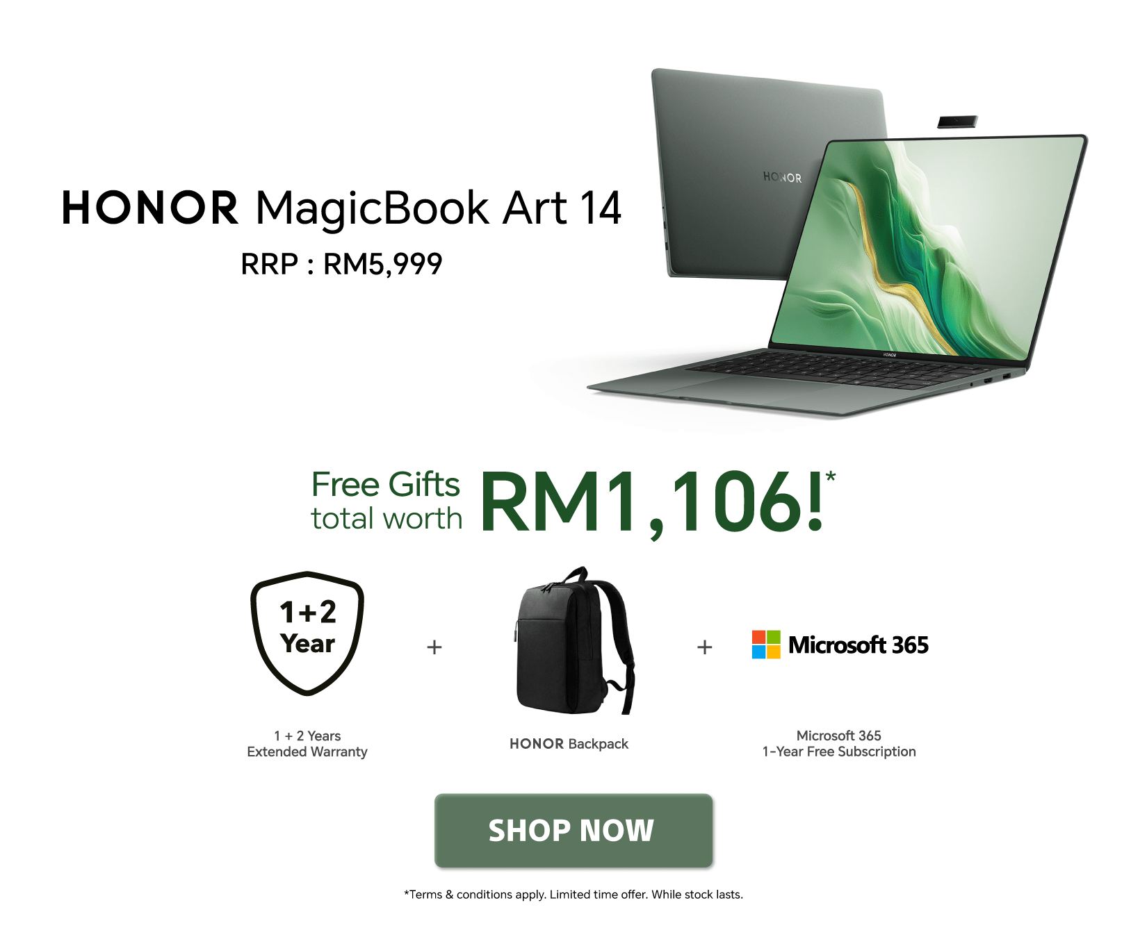 Harvey Norman Mid Valley KL Grand Opening Honor MagicBook Art 14 Launch