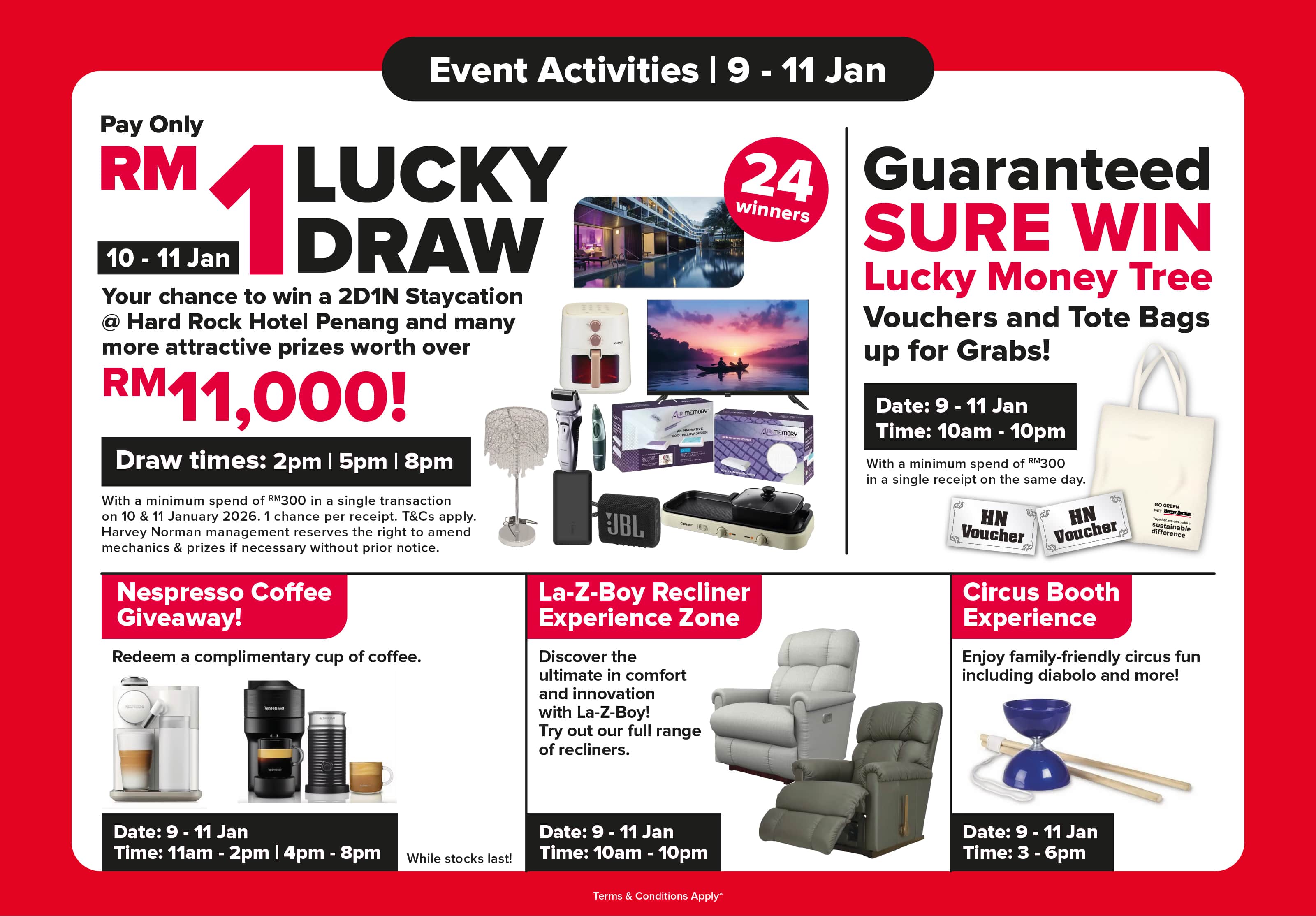 Harvey Norman Gurney Plaza Grand Opening Sale