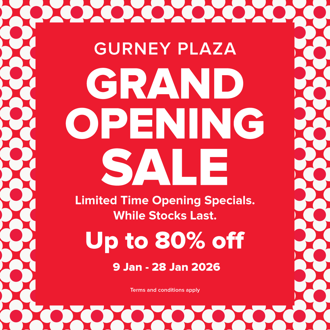 Harvey Norman Gurney Plaza Grand Opening Sale