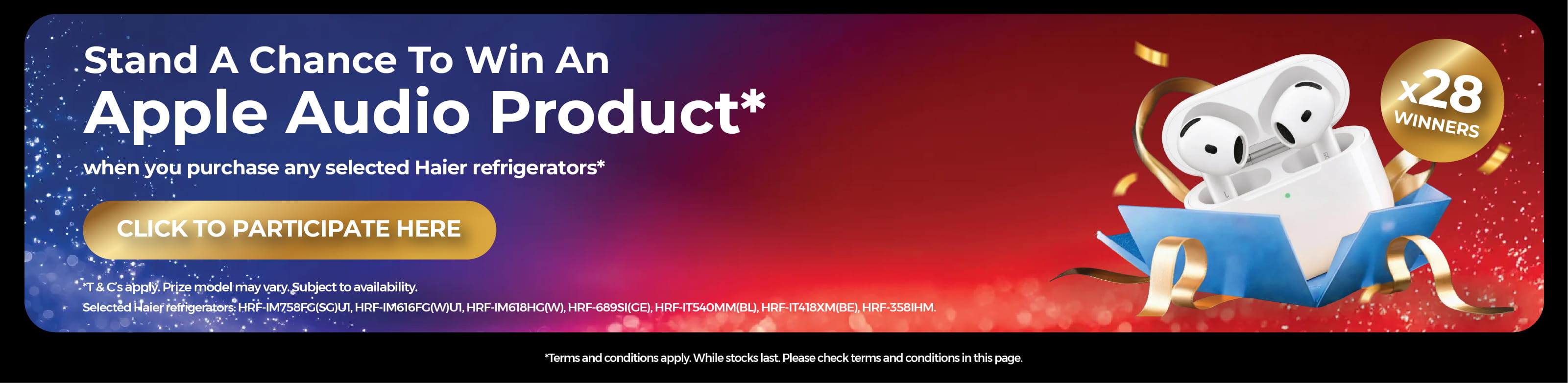 Haier Ong Mari, Raya Ready 2026