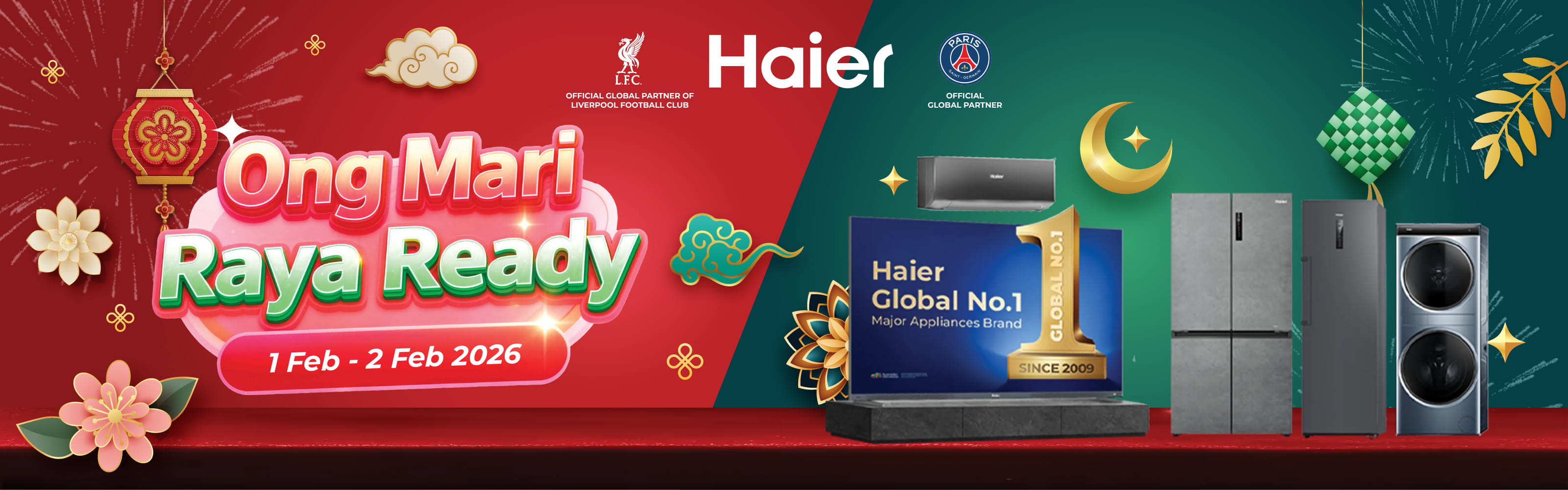 Haier Ong Mari, Raya Ready 2026