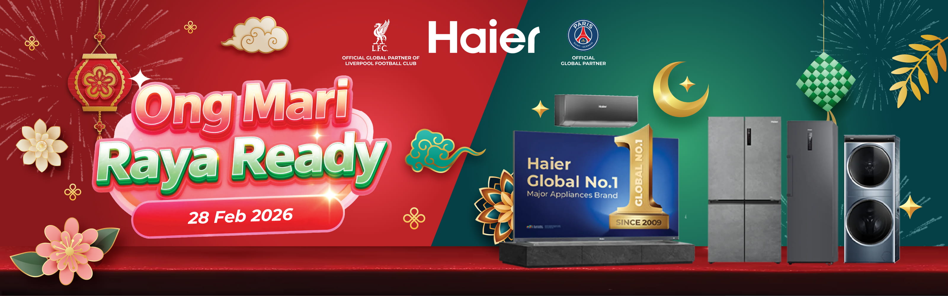 Haier Ong Mari, Raya Ready 2026