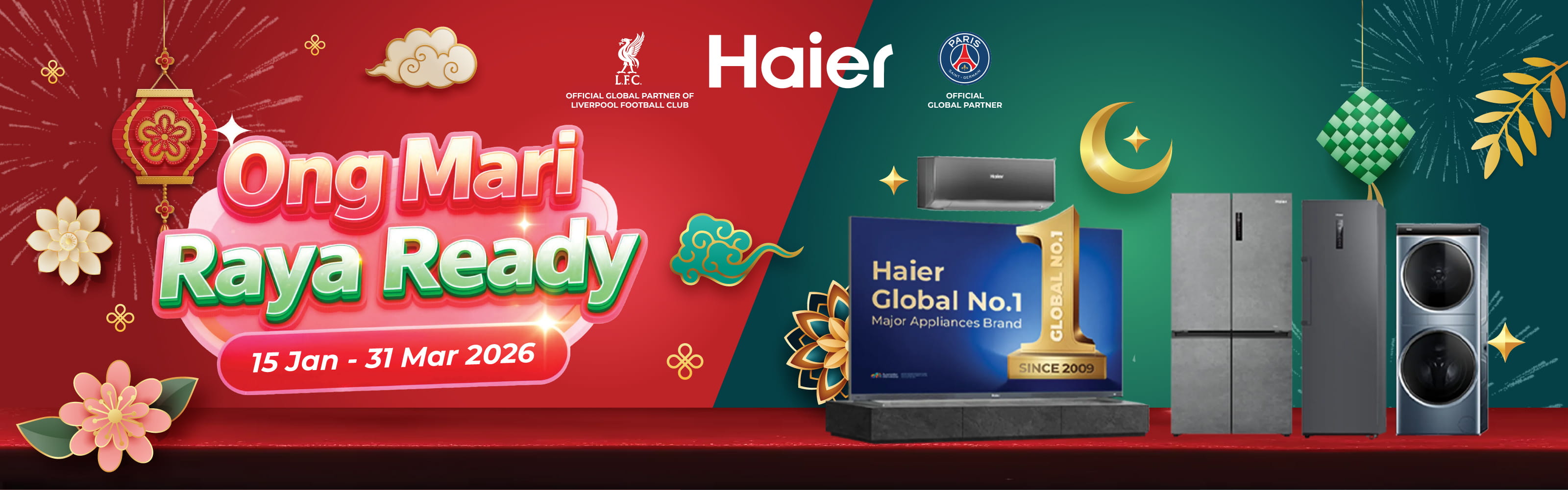 Haier Ong Mari, Raya Ready 2026