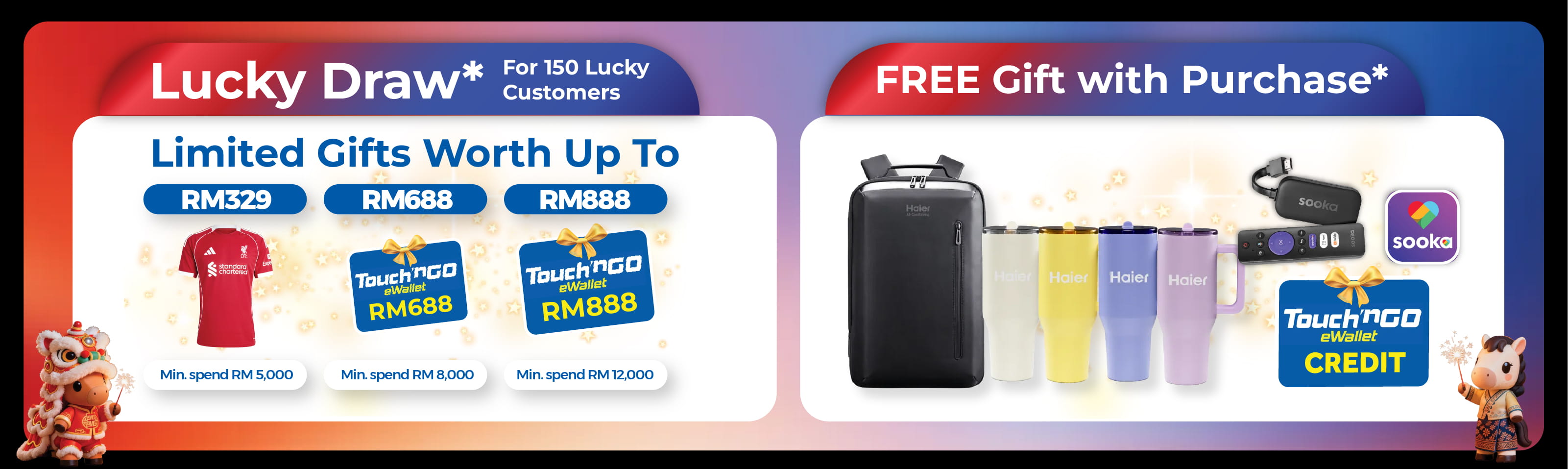 Haier Ong Mari, Raya Ready 2026