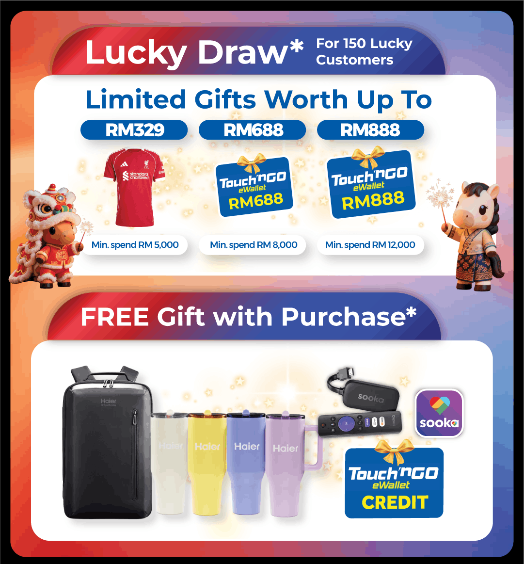 Haier Ong Mari, Raya Ready 2026