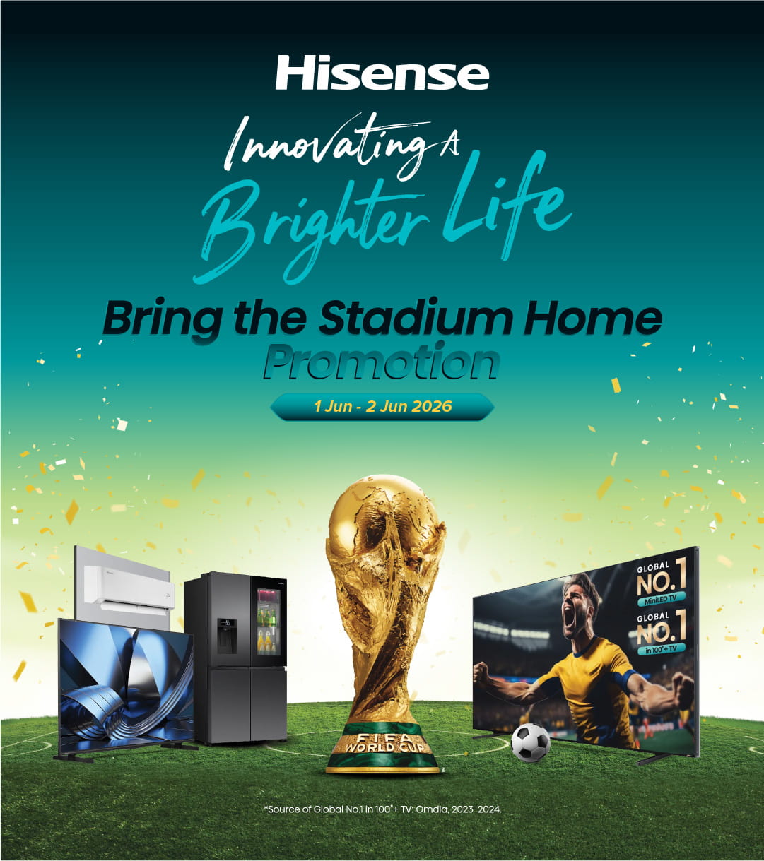 Harvey Norman Hisense Innovating a Brighter Life