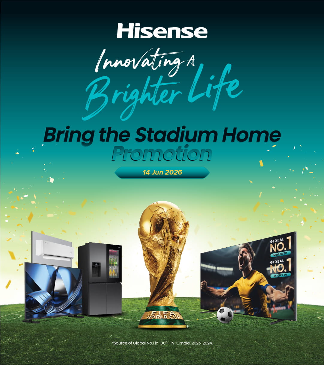 Harvey Norman Hisense Innovating a Brighter Life