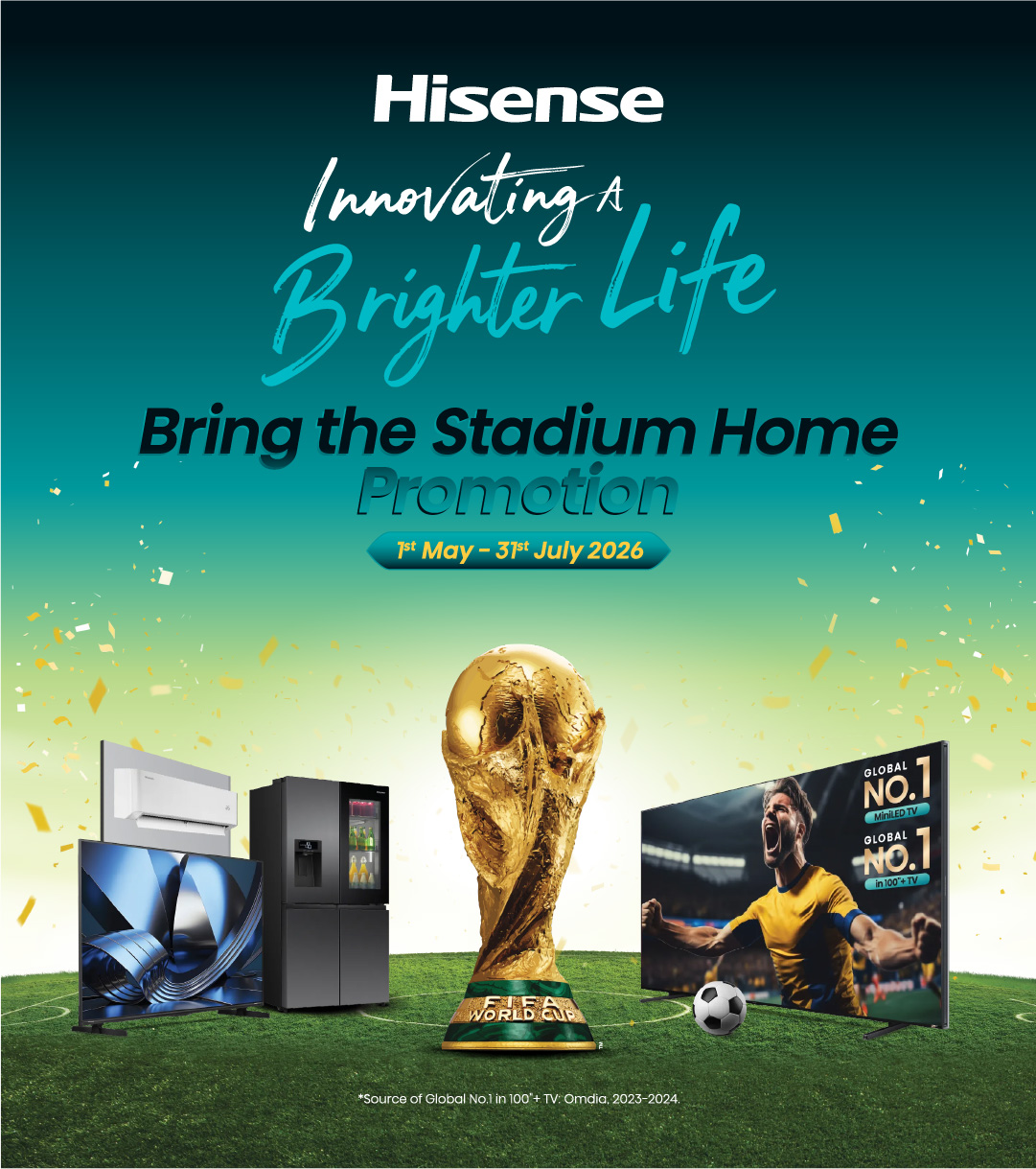 Harvey Norman Hisense Innovating a Brighter Life