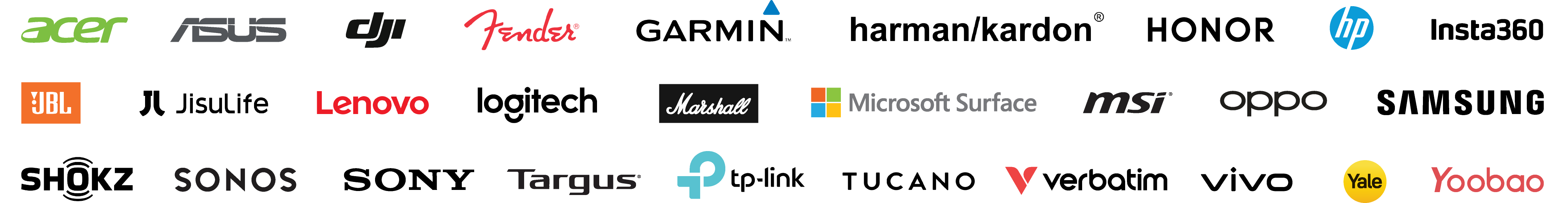 Participating Brands