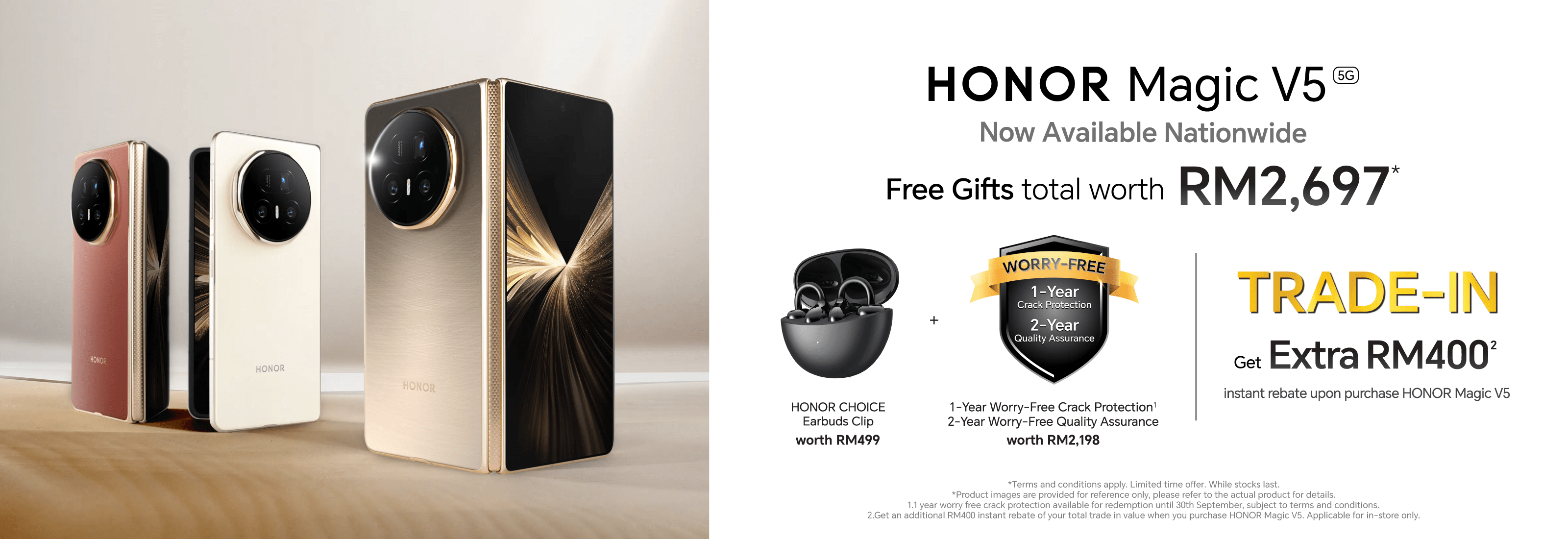 Honor Magic V5 Available now