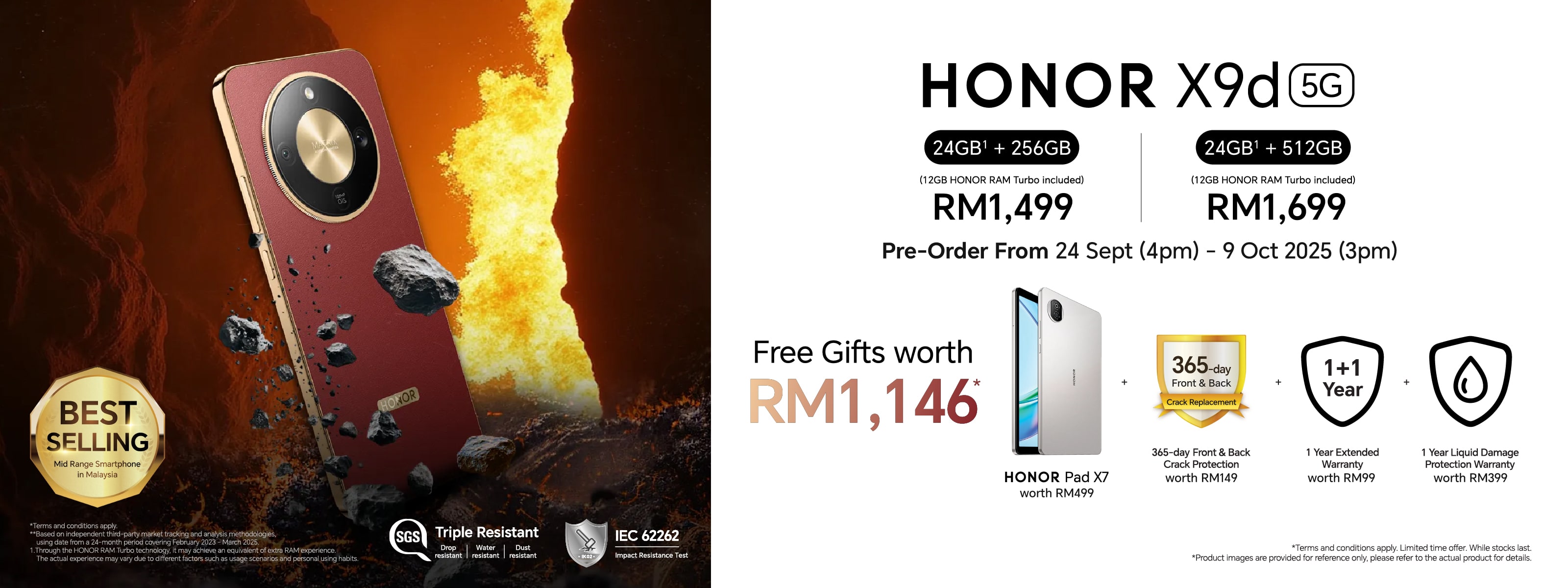 Honor X9d Pre-order