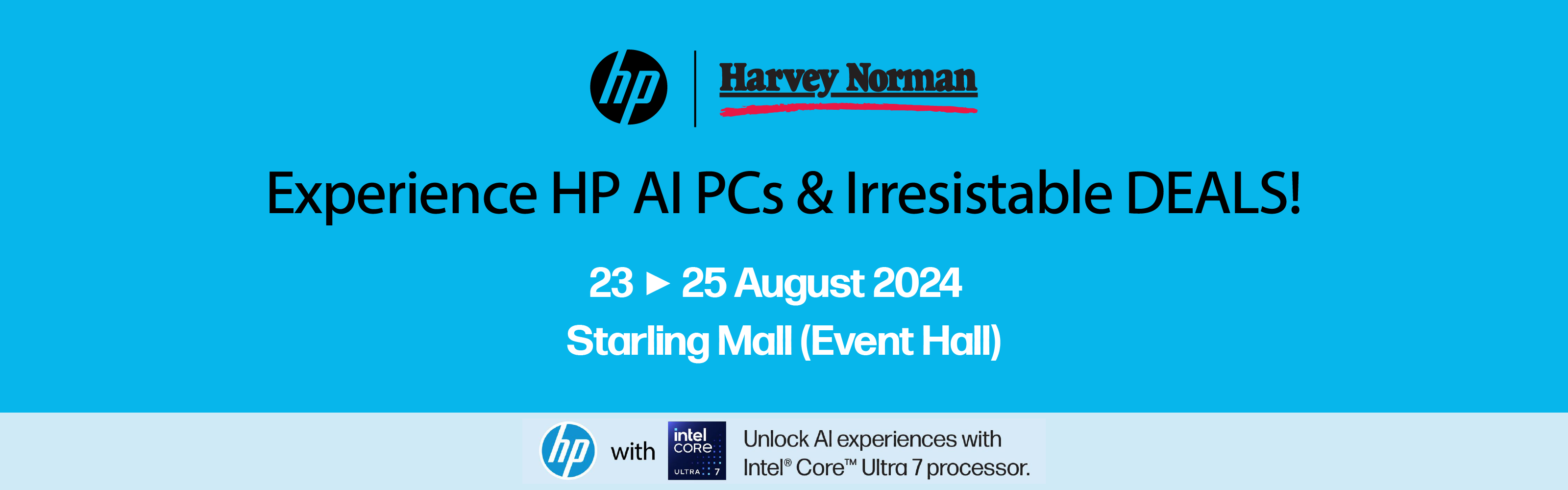 HP X Harvey Norman Starling Roadshow
