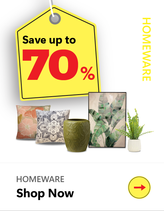 Half Yearly Clearance Homeware
