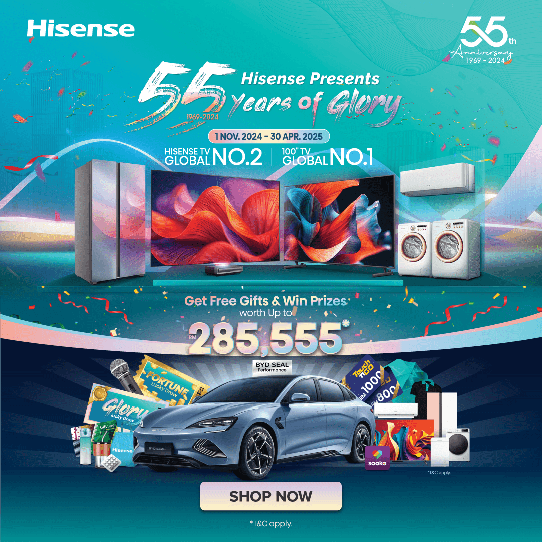 Hisense 55 Years of Glory