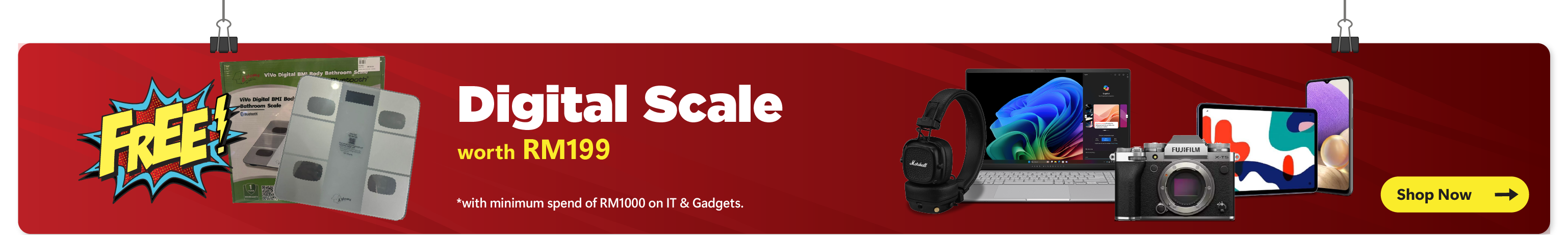 IT & Gadgets Free Digital Scale*