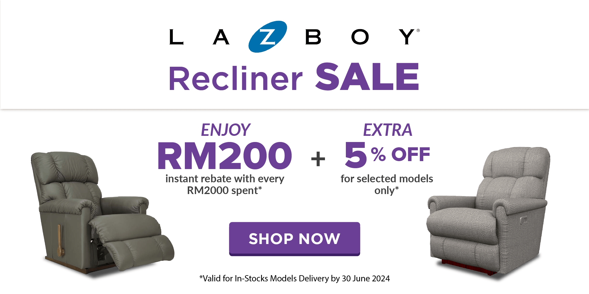 Half Yearly Clearance Laz-Boy Recliner Sale