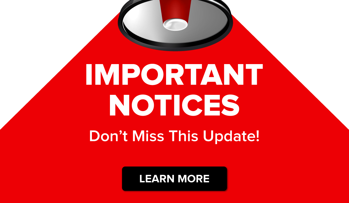 Harvey Norman Important Notices