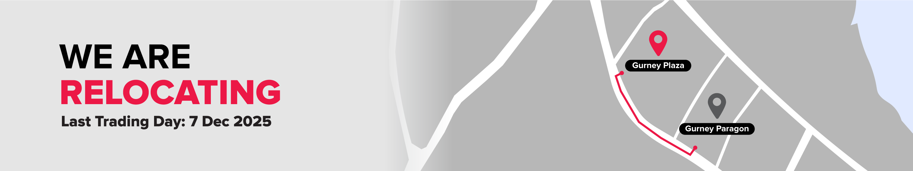 Gurney Paragon Relocation