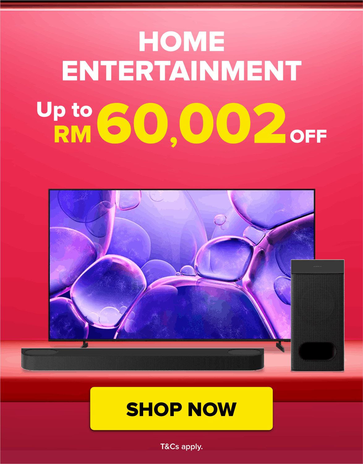 Harvey Norman Home Entertainment Last Minute CNY Sale