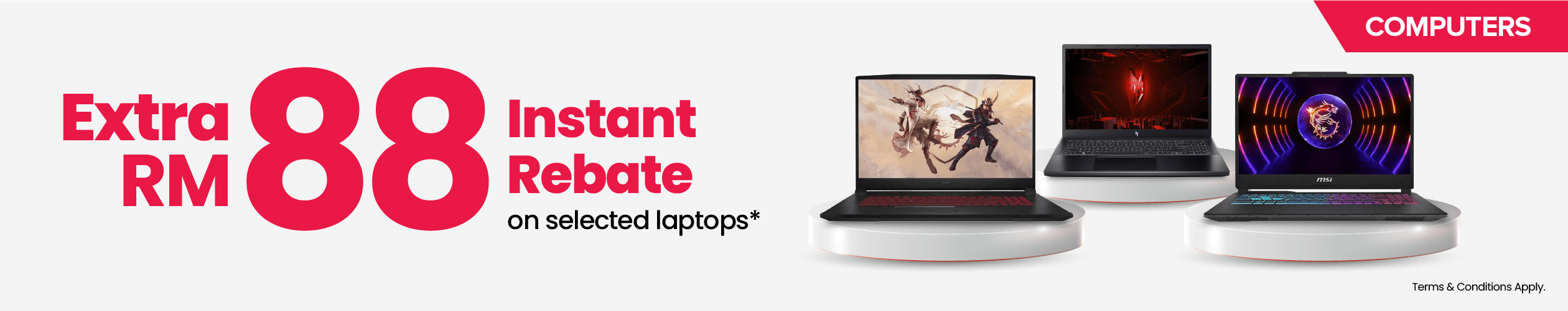 IT Instant Rebate Lucky 8.8 Super Sale